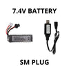7.4V Battery SM Plug with USB Charger