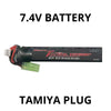 7.4V Battery MINI TAMIYA Plug TACTICAL