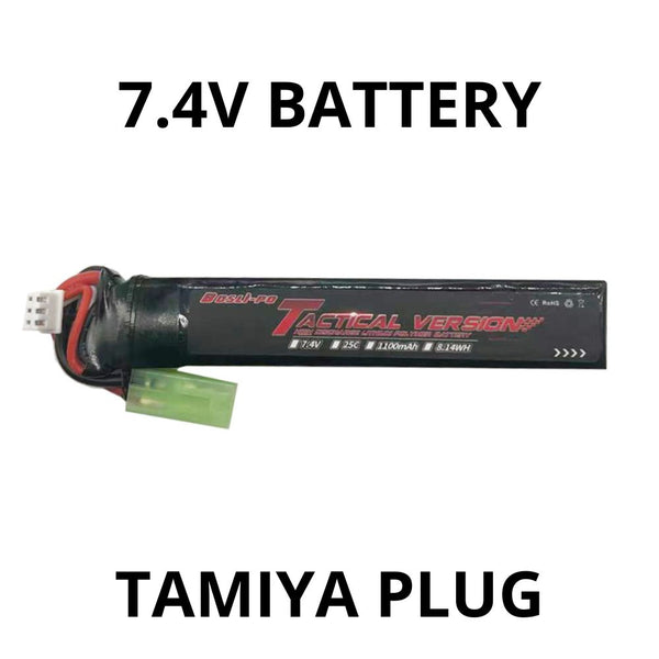 7.4V Battery MINI TAMIYA Plug TACTICAL