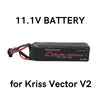 11.1V Battery BOSLY for Kriss Vector V2