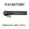 11.1V Battery TACTICAL Mini Tamiya