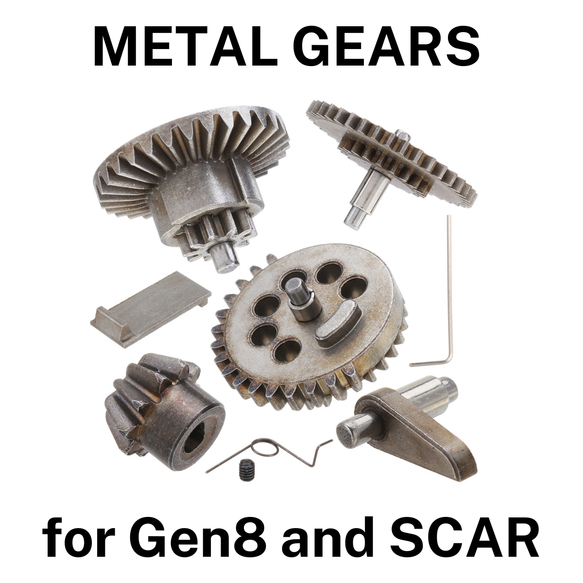 Upgrade Metal Gear Set For JinMing – GelBlasterGun