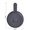 Drum Mag Gel blaster Nylon black