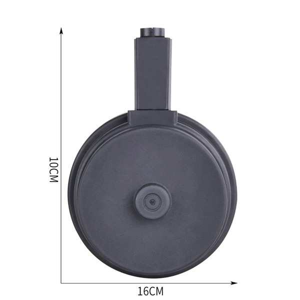 Drum Mag Gel blaster Nylon black