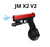 SECOND HAND: JM-X2 gel blaster pistol - US STOCK