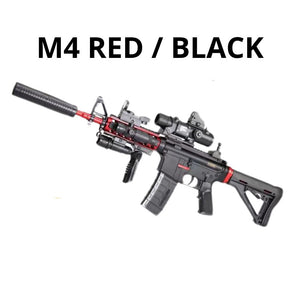 red and black splat gun
