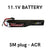 11.1V Battery Gel blaster JM ACR Gen10
