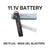 11.1V Battery SM Plug for JM