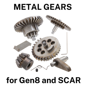 Upgrade Metal Gear Set For JinMing M4 Gen8 Gen9 Gen10 M4a1 and SCAR
