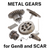 Upgrade Metal Gear Set For JinMing M4 Gen8 Gen9 Gen10 M4a1 and SCAR Gel Blasting Water Gun Replacement Accessories